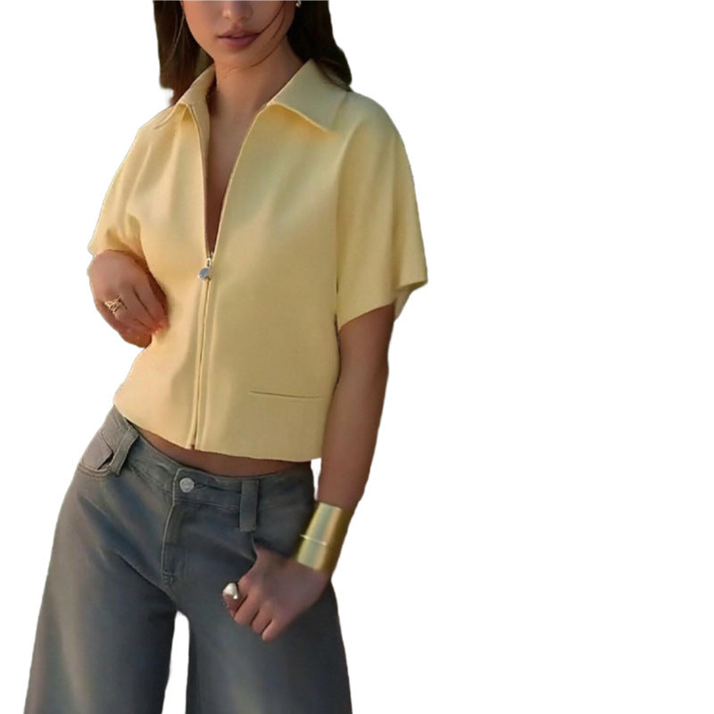 Fashion Temperament Damascus Casual Outerwear