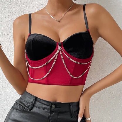 Fishbone Chain Outerwear Camisole