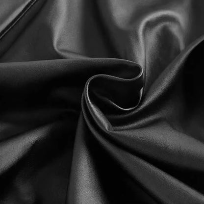 Leather Suit Collar Short Shipment Button Vest