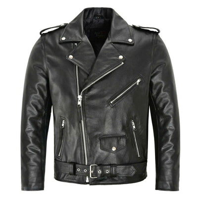 Popular Motorcycle Leather Men's Leather Clothing