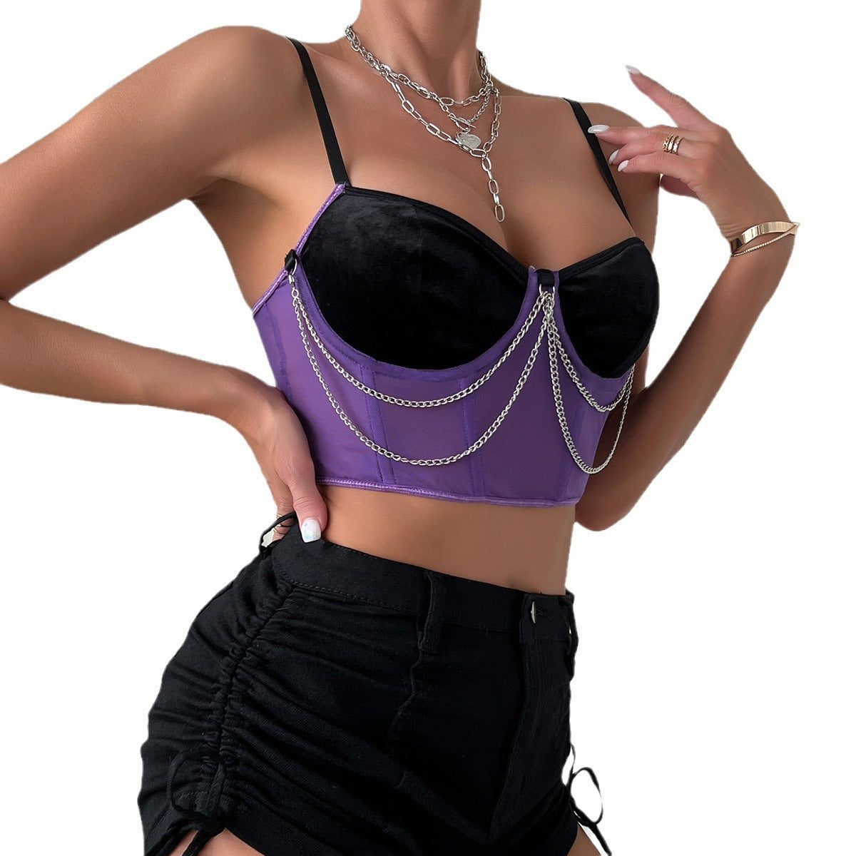 Fishbone Chain Outerwear Camisole