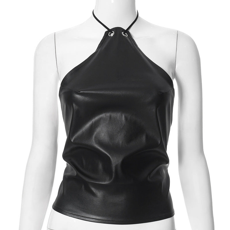 Halter Slim Top Sleeveless Outerwear